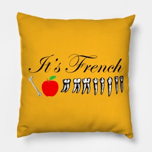 BoneAppleTeeth Pillow