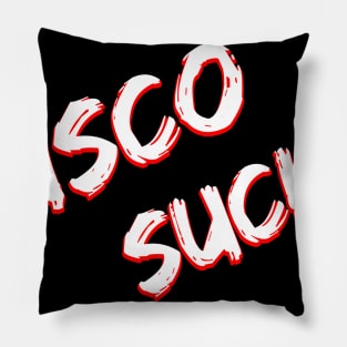 disco sucks Pillow