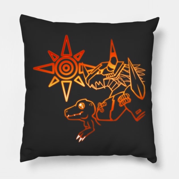 Crest of Courage Pillow by spdy4