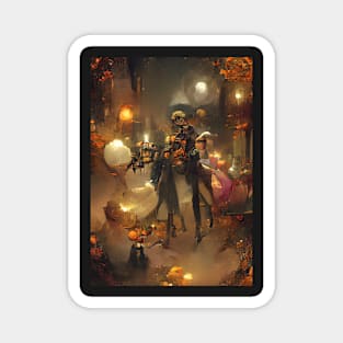 PARIS BALLROOM ON HALLOWEEN Magnet