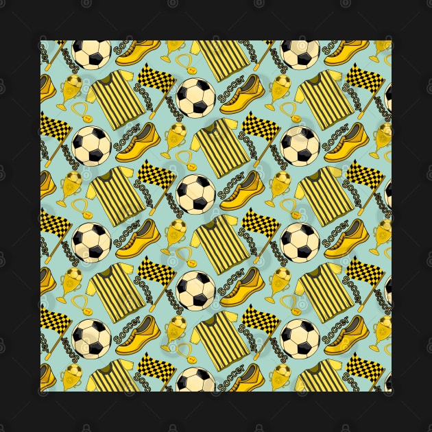 Soccer Pattern by Designoholic