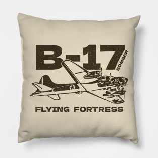 B-17 Bomber WW2 Plane Pillow