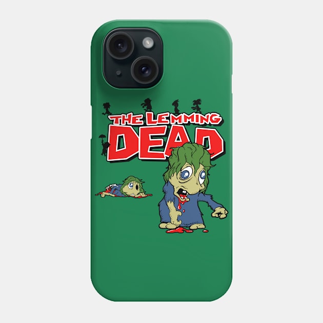 The Lemming Dead (green) Phone Case by TwistMedia