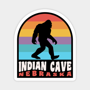 Indian Cave State Park Nebraska Bear Badge Magnet