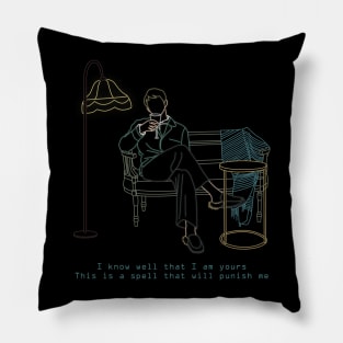 BTS RM BLOOD SWEAT AND TEARS LINE ART Pillow