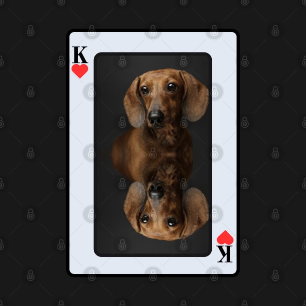 Dachshund King of Hearts by HighwayForSouls