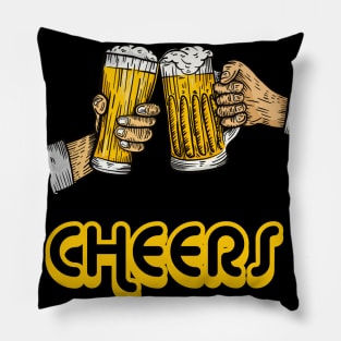 Cheers beer Pillow