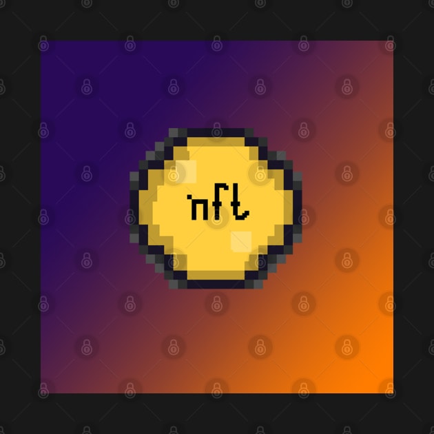 Pixel Art: NFT Coin by Zain's