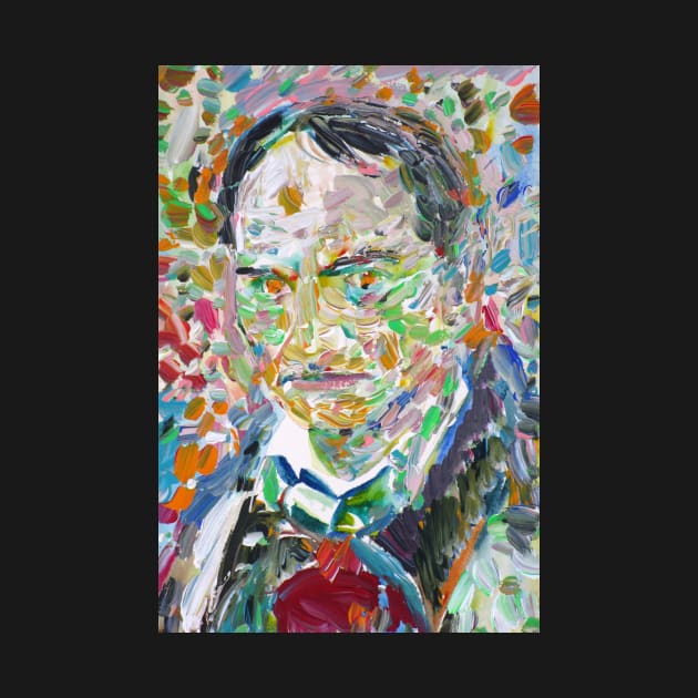 CHARLES BAUDELAIRE acrylic portrait by lautir