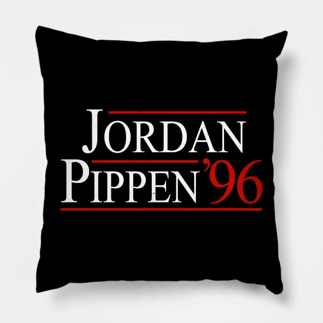 Jordan Pippen '96 Pillow by BodinStreet