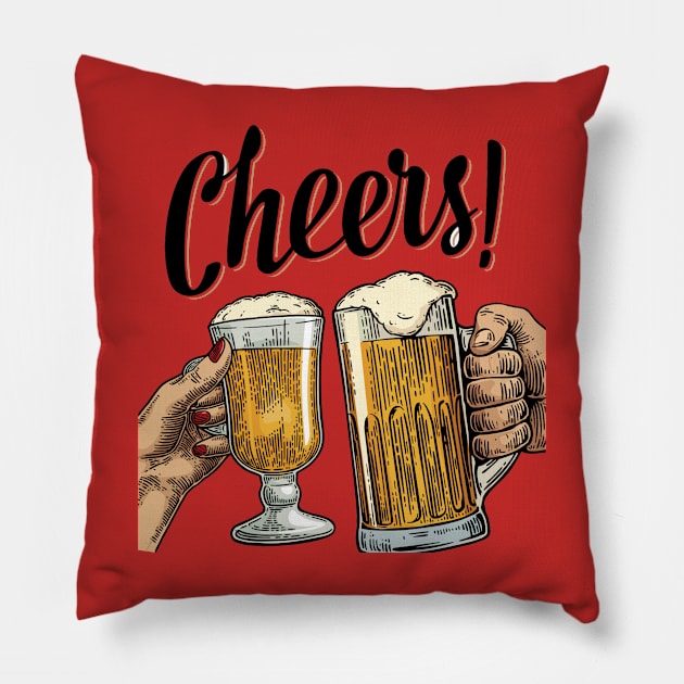 cheers Pillow by FAT MONKEY