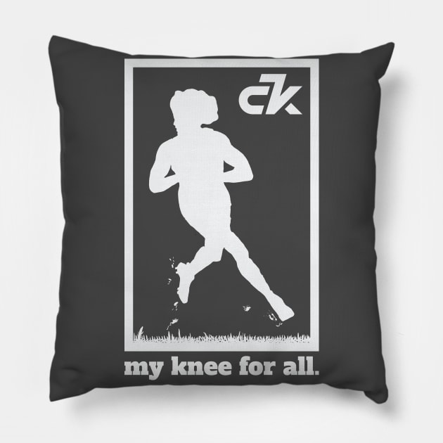 colin kaepernick silhouettes Pillow by Autoshirt