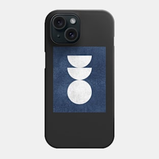 Woodblock Blue Navy 2 Phone Case