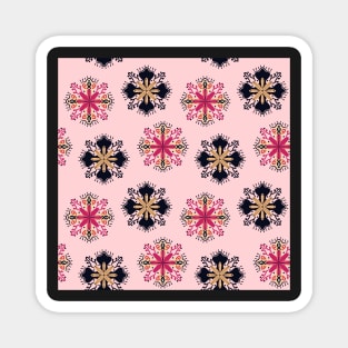 Pink mandala pattern Magnet