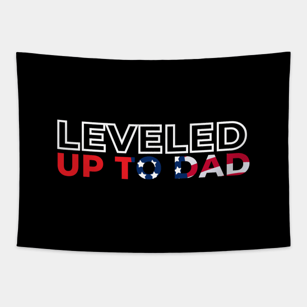 Leveled up to dad Tapestry by Tailor twist