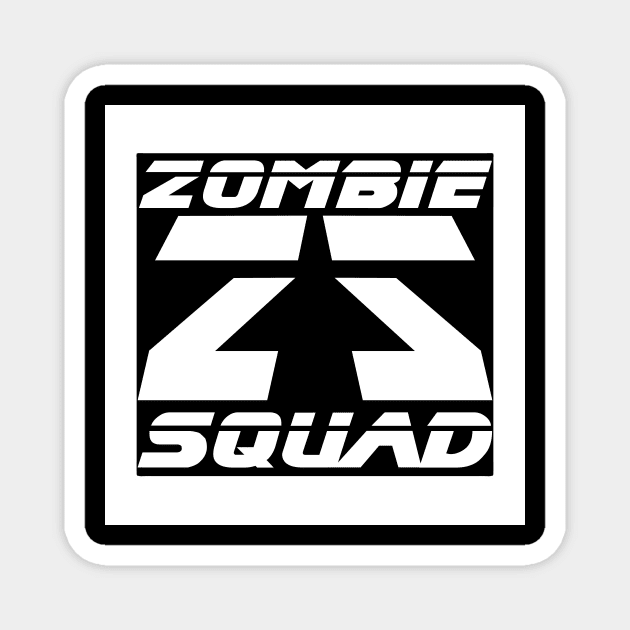 Zombie Squad ZS Replicant (White) Magnet by Zombie Squad Clothing