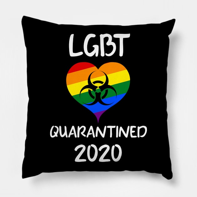 LGBT Quarantined 2020 Pillow by Synithia Vanetta Williams