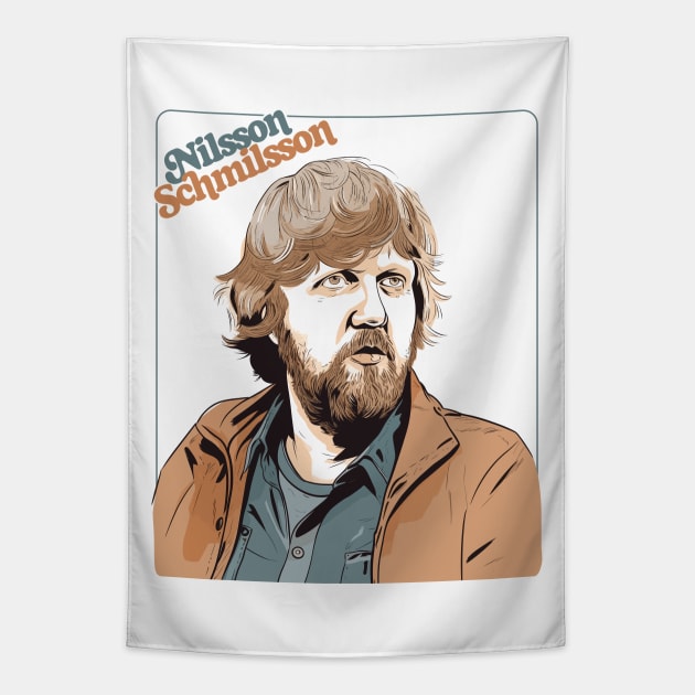 Nilsson Schmilsson -- Retro Illustration Tapestry by DankFutura