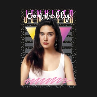 Jennifer Connelly Aesthetic 80s Fan Art T-Shirt