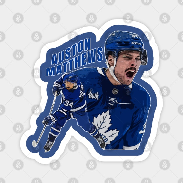 Auston Matthews Magnet by islandersgraphics