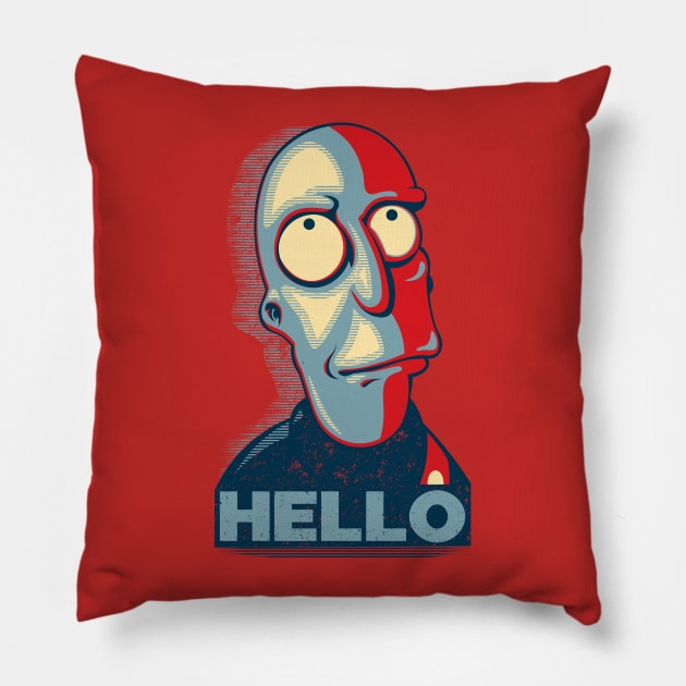 Hello Hope Pillow by stevenlefcourt