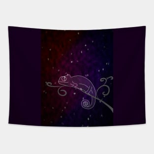 Space chameleon Tapestry