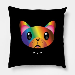 Rainbow Pup Pillow