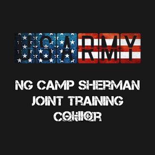 NG Camp Sherman Joint Training Center Ohio US Flag Army T-Shirt