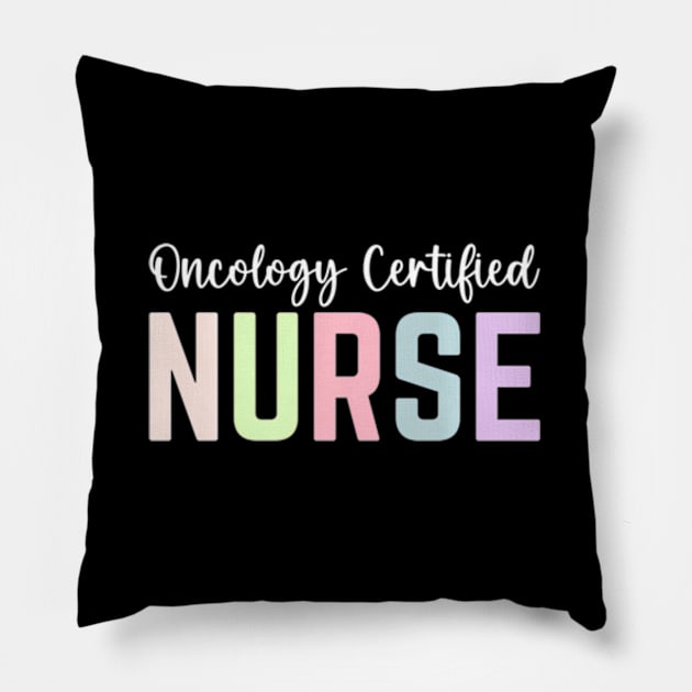 ny Oncology Certified Nurse Pillow by Ro Go Dan