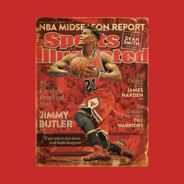 COVER SPORT - SPORT ILLUSTRATED - JIMMY BUTLER THE UNLIKELY BREAKOUT STAR by FALORI