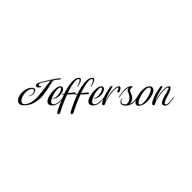 Name Jefferson by gulden