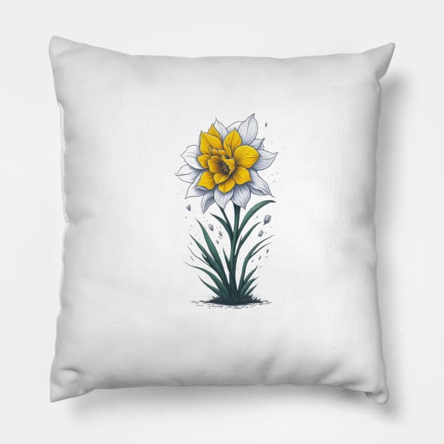 daffodil Pillow by Signum