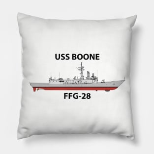USS BOONE - FFG-28 OH PERRY Pillow