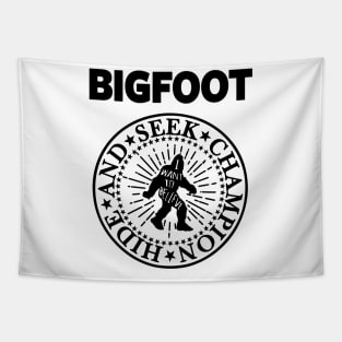 BIGFOOT HIDE AND SEEK CHAMPION Tapestry