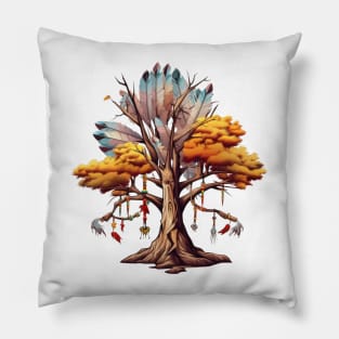 Native American Tree Pillow