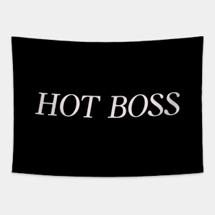 Hot Boss Woman Boss Humor Funny Tapestry