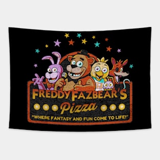 Bears Pizza Tapestry