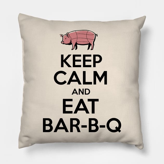 Keep Calm Pillow by Whole Hog Clothing Co.