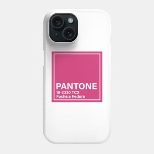 pantone 18-2330 TCX Fuchsia Fedora Phone Case