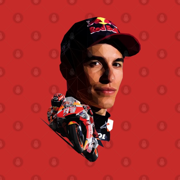 Marquez 93 lowpoly by pxl_g