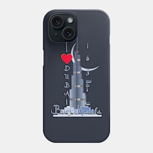 I Love Dubai T-Shirts Phone Case