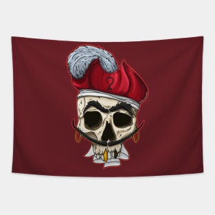 Hook Skull Tapestry