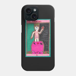 The Magician. Tarot. Outsider Art Phone Case