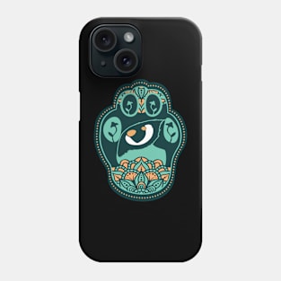 Cat Lover Mandala Hamsa Spiritual Phone Case