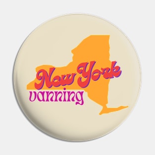 New York Vanning (Vintage Sunset) Pin