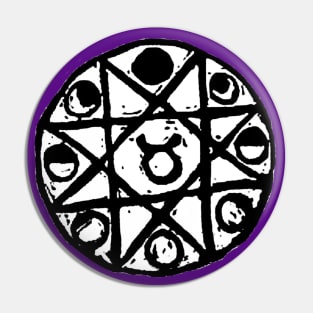 The Elder Triple Moon Goddess Arcana Pin