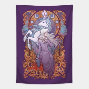 Lady Amalthea - The Last Unicorn Tapestry