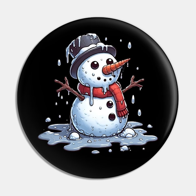 Melty The Snowman Pin by Theme Fusion