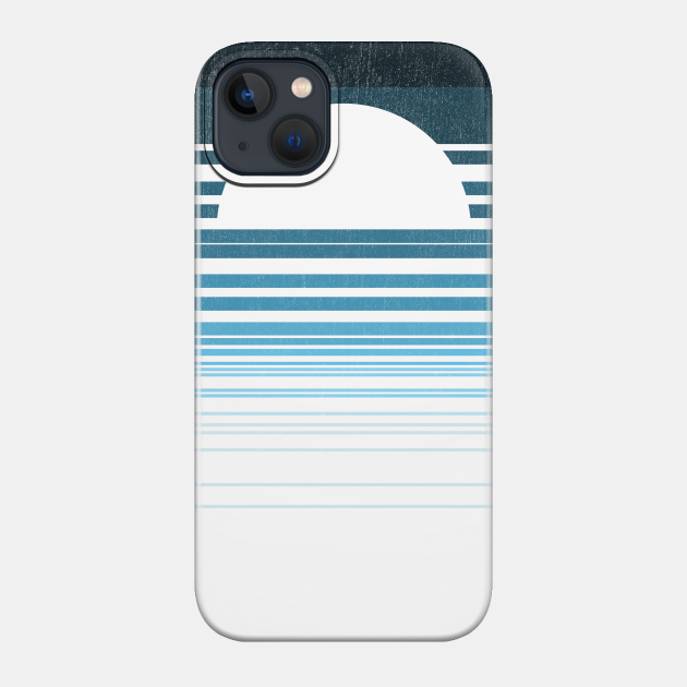 ocean frequency sunset - Ocean - Phone Case