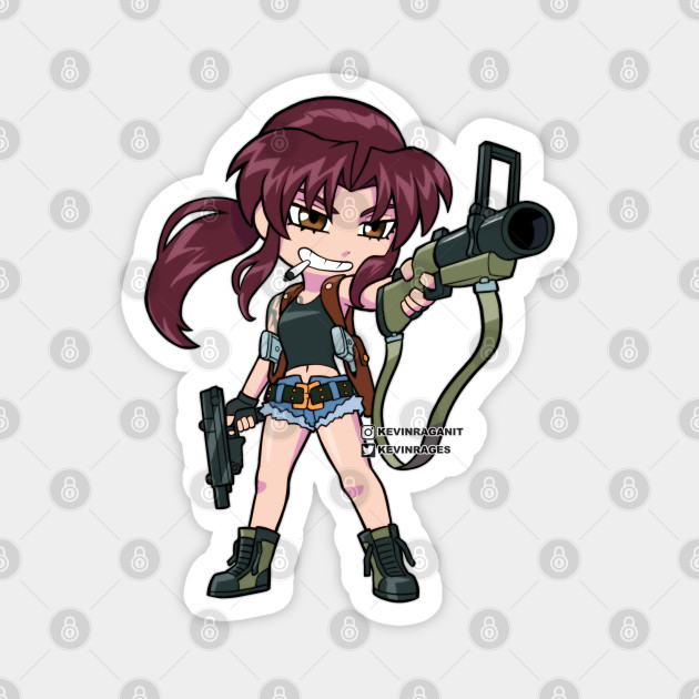 Black Lagoon Two Hands Blacklagoon Aimant Teepublic Fr